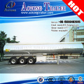 3-axle Aluminum Alloy Fuel/milk Tanker Truck Semi Trailer (cylindrical -type Tank)
